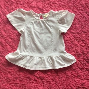 Crazy 8 Shirts & Tops - 4/$15! Crazy8 | Flutter sleeves Peplum jersey top Crazy 8 Shirts & Tops - 4/$15! Crazy8 | Flutter sleeves Peplum jersey top